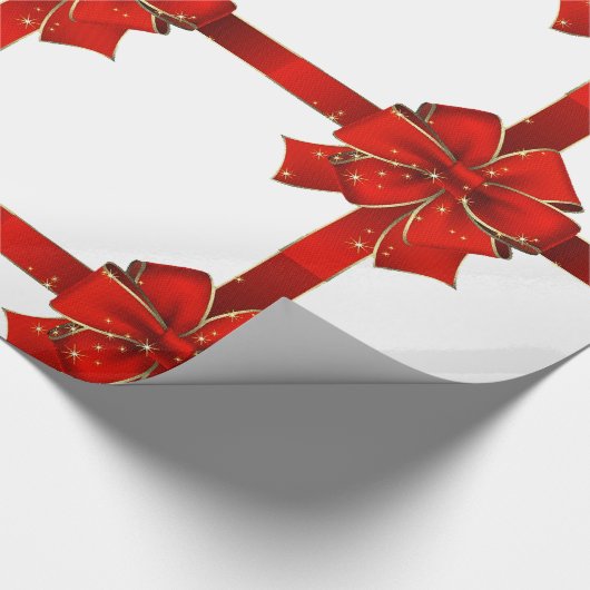 赤きらめく弓季節のごあいさつ包装紙 ラッピングペーパー (コーナー)