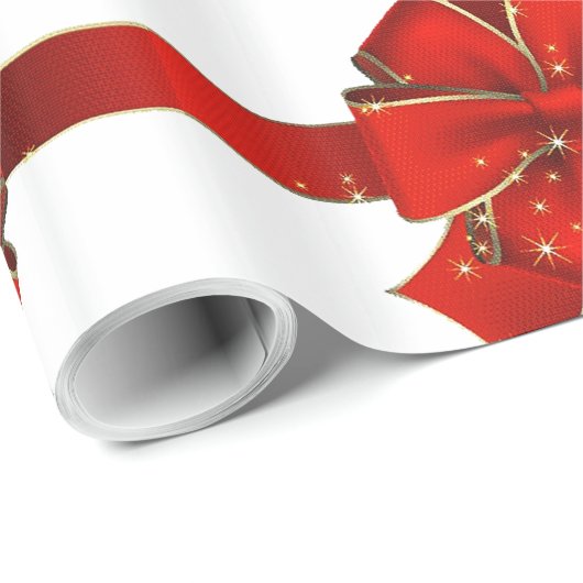 赤きらめく弓季節のごあいさつ包装紙 ラッピングペーパー (ロールコーナー)