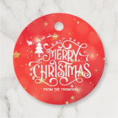 赤きらめく星メリークリスマス フェイバータグ (正面)
