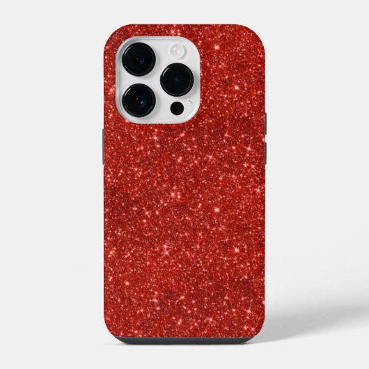 赤きらめく色 iPhoneケース (裏面)