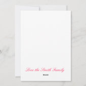 赤くおよび青ルイジアナのケージャンのクリスマスカード シーズンカード (裏面)