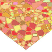 赤くおよび黄色の輪番名簿のテーブルのランナー ロングテーブルランナー (コーナー)