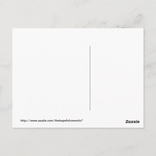 赤くおよび黒いエレガントなゴシック様式吸血鬼のダマスク織 ポストカード (裏面)