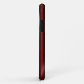 赤くおよび黒いステンレス鋼の金属 Case-Mate iPhoneケース (裏面/右)