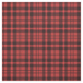 赤くおよび黒い格子縞 ファブリック (見本)