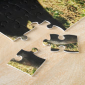 赤くおよび黒い牛子牛の群れ-若い子牛 ジグソーパズル (側面)