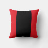 赤くおよび黒い装飾用クッション クッション (裏面)