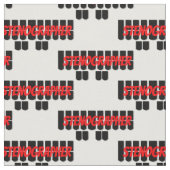 赤くおよび黒い速記者のSteno機械鍵 ファブリック (クローズアップ)