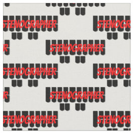 赤くおよび黒い速記者のSteno機械鍵 ファブリック