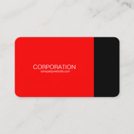 赤くおよび黒く上品な名刺 名刺