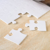 赤くか白い睡眠コッカースパニエル ジグソーパズル (側面)