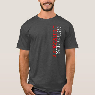 赤くか白いCENTAUROのグラフィック Tシャツ