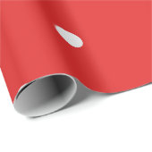 赤くか白く大きい水玉模様 ラッピングペーパー (ロールコーナー)