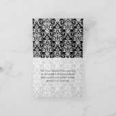 赤くか黒いダマスク織の休日 シーズンカード (内部)