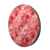 赤くくしゃれた食感 ダーツボード (正面右)