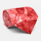 赤くくしゃれた食感 ネクタイ (ロール)