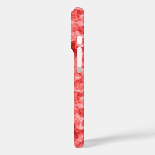 赤くくしゃれた食感 Case-Mate iPhoneケース (裏面 / 左)