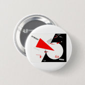 赤くさびタイプこと叫び 缶バッジ (正面&裏面)