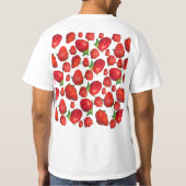 赤くておいしいイチゴ、 Tシャツ (裏面)