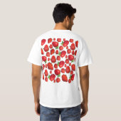 赤くておいしいイチゴ、 Tシャツ (裏面フル)