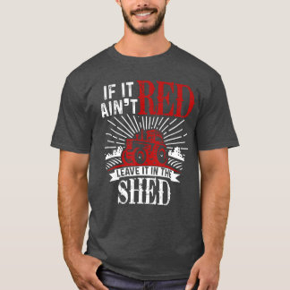 赤くなければ捨てろ 面白い農業ギ Tシャツ