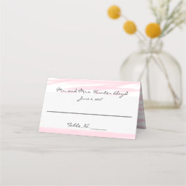 「赤くなるピンク」座席表 プレイスカード