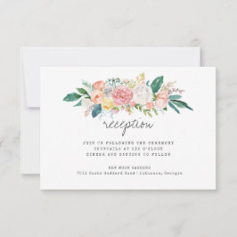 赤くなる夏のフローラ披露宴 招待状