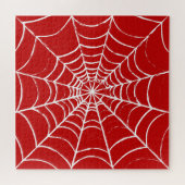 赤くもの巣 ジグソーパズル (横)