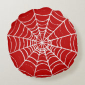 赤くもの巣 ラウンドクッション (裏面)