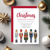 赤くるみ割りクリスマスディナーパーティー 招待状