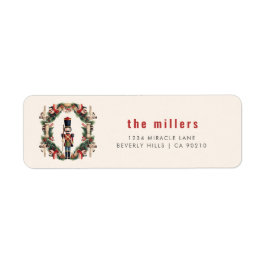 赤くるみ割りリース ラベル