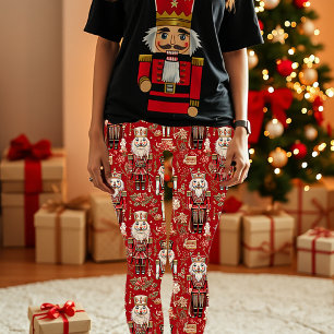 赤くるみ割り人形クリスマス レギンス