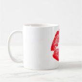 赤くキスをするな唇 コーヒーマグカップ (左)