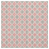 赤く伝統的で幾何学的で中国ので装飾的なPatte ファブリック (見本)