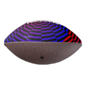 赤く及び青の螺線形 アメリカンフットボール (回転270)