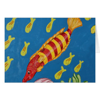 赤く及び黄色の熱帯魚