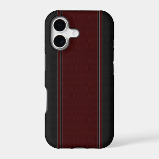 赤く及び黒いカーボン繊維のiPhone 5の箱