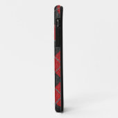 赤く及び黒く心地よくアーガイル柄のな一見のiPhone 5の箱 Case-Mate iPhoneケース (裏面/左)