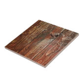 赤く古い木製の壁の質 タイル (側面)