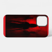 赤く叫ぶ夜 iPhoneケース (裏面横)