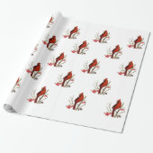 赤く基本的な包装紙 ラッピングペーパー (アンロールド)