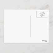 赤く基本的な鳥のクリスマスの郵便はがき シーズンポストカード (裏面)