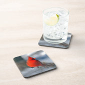 赤く基本的な鳥 コースター (右側)