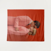 赤く染まって タペストリー (正面(横))