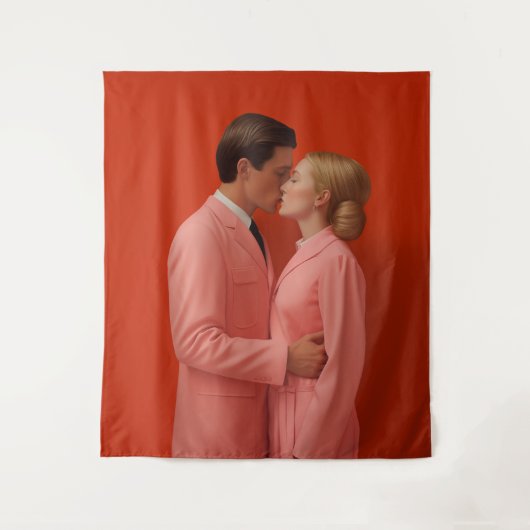 赤く染まって タペストリー (正面)