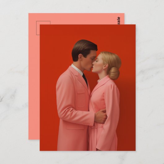 赤く染まって ポストカード (正面/裏面)