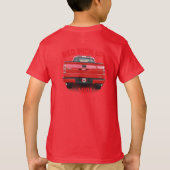 赤く染まる Tシャツ (裏面)