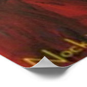 赤く染める ポスター (角)