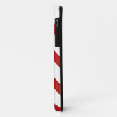 赤く白いシェブロンの箱 Case-Mate iPhoneケース (裏面/左)