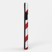 赤く白いシェブロンの箱 Case-Mate iPhoneケース (裏面/右)